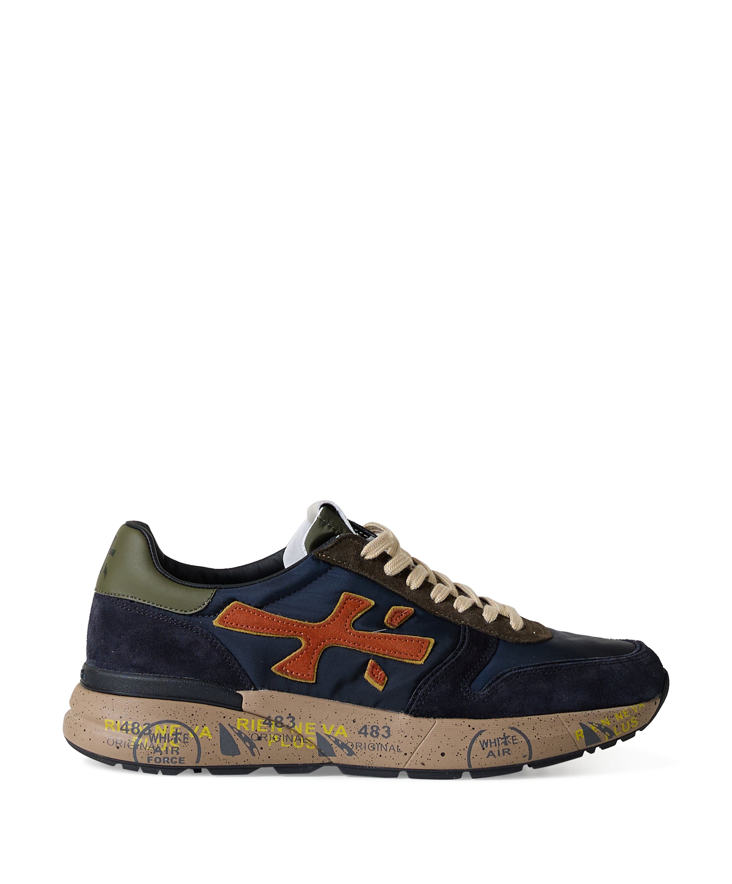 Mick heren sneakers blauw