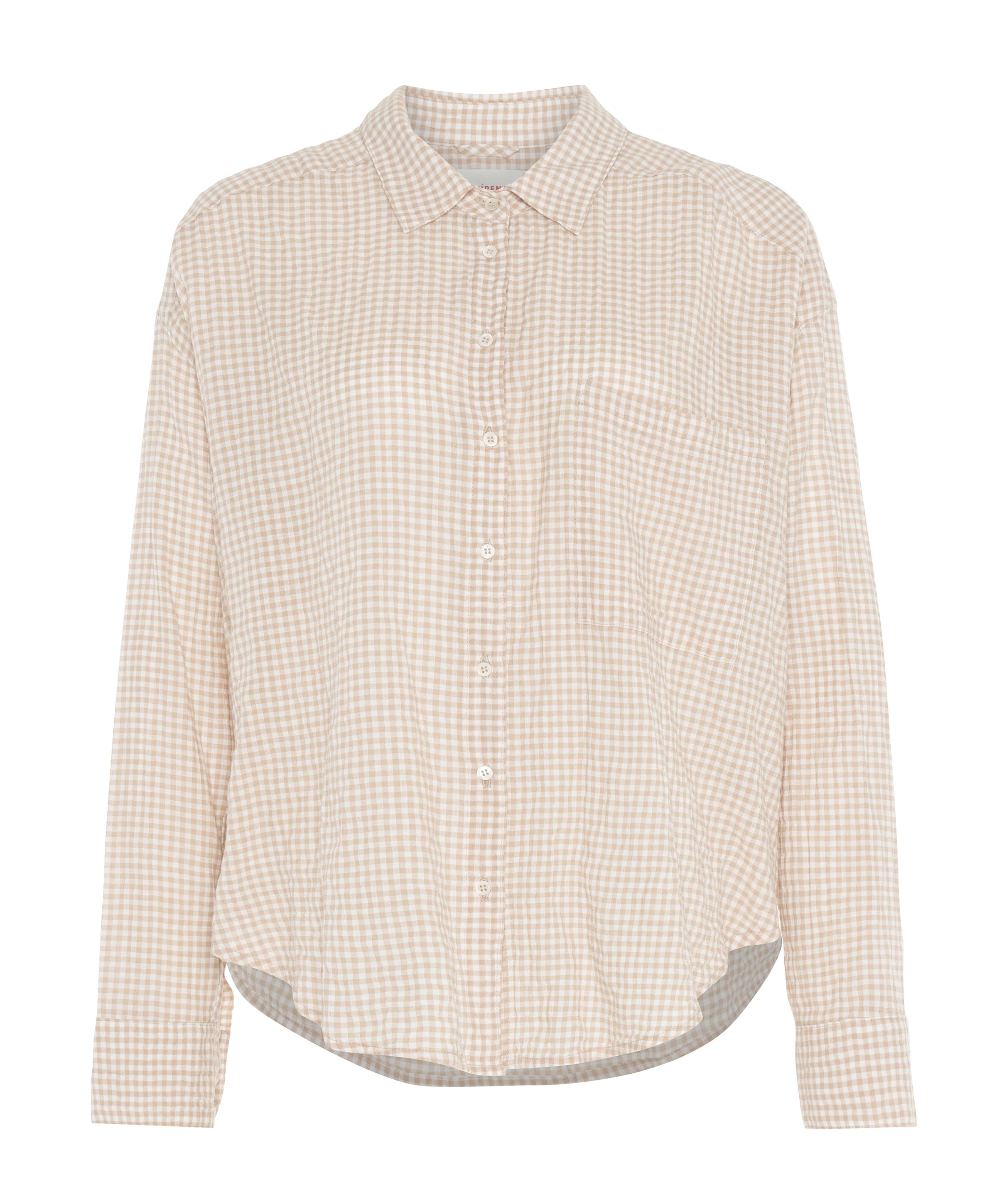 Dames blouse beige