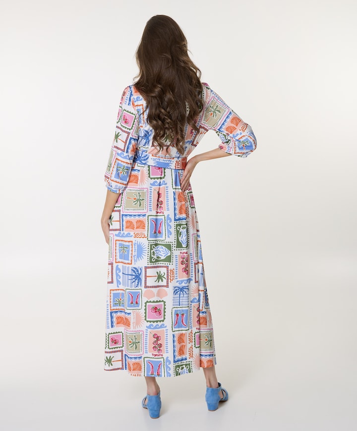 Dames jurk multicolor