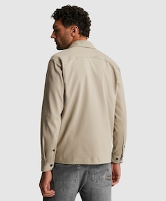 Heren overshirt grijs