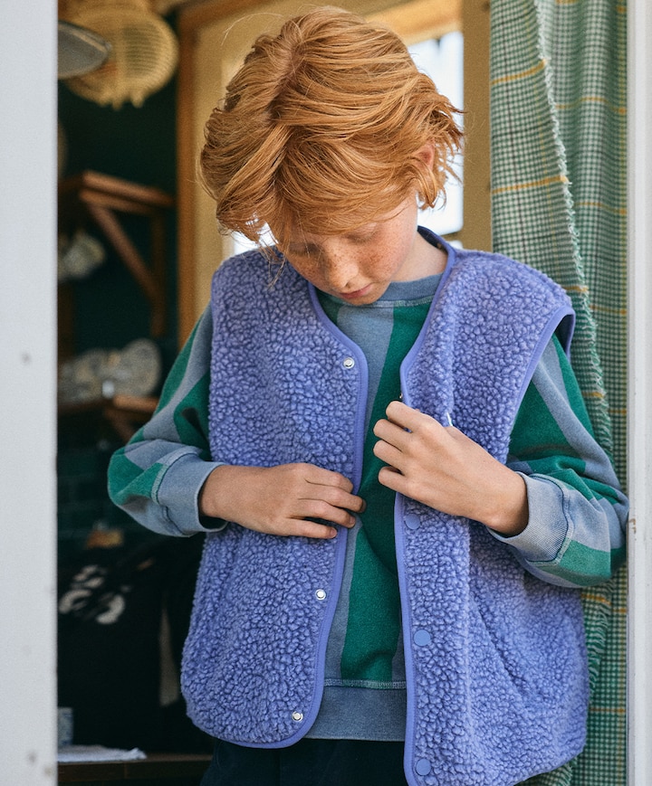 Jongens sweater blauw