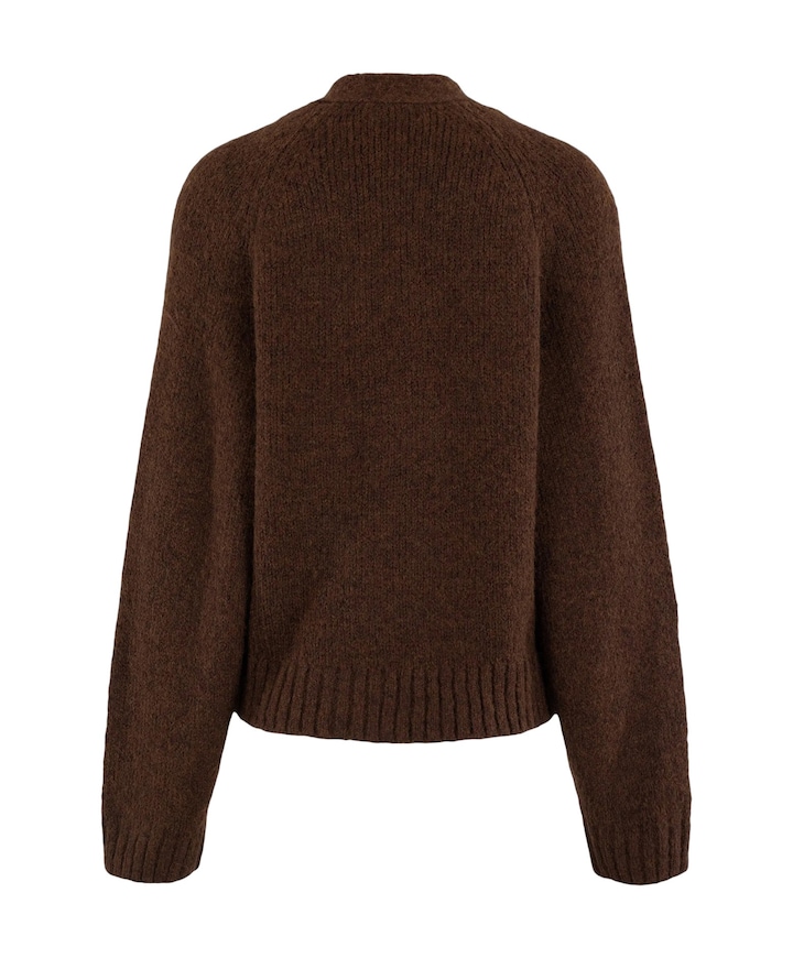 Dames vest bruin