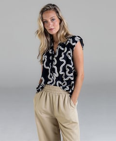 Dames blouse zwart