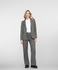 Herringbone + stones broek grijs