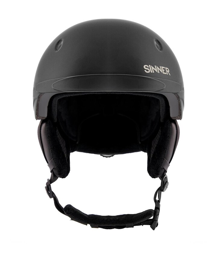 Skihelm uniseks zwart