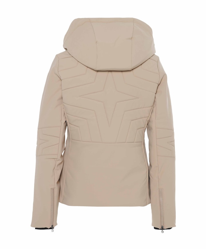 Dames ski-jas beige