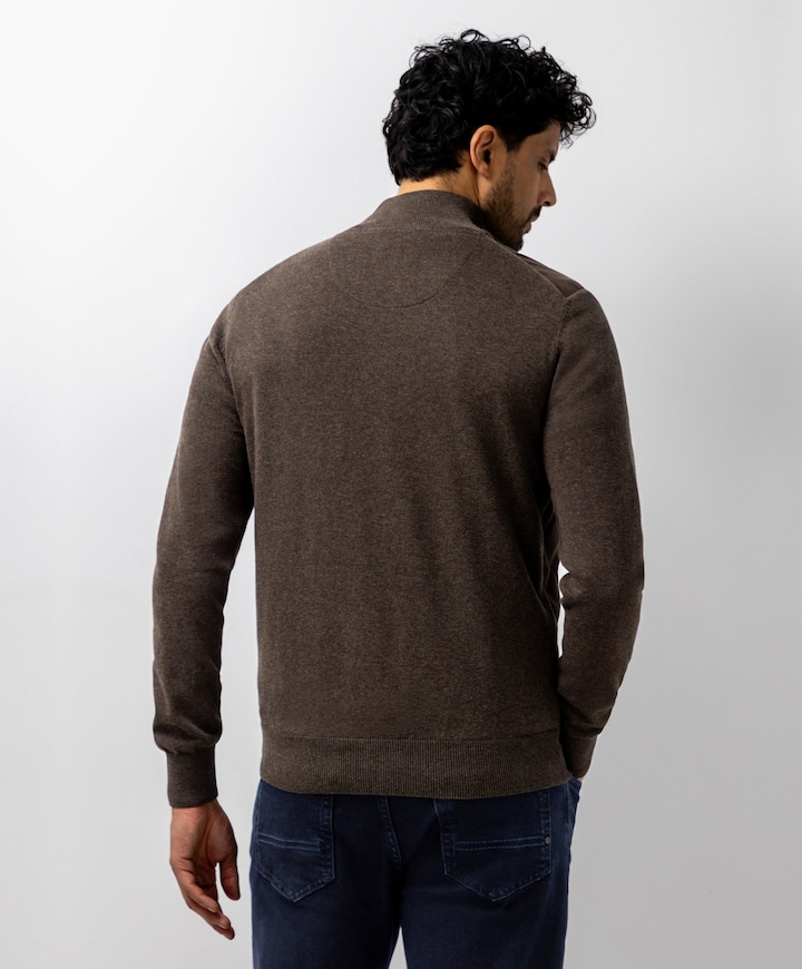 Heren vest bruin