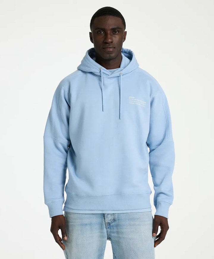 Heren hoodie blauw