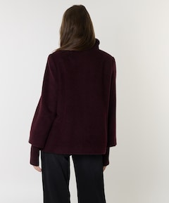 Dames jas bordeaux