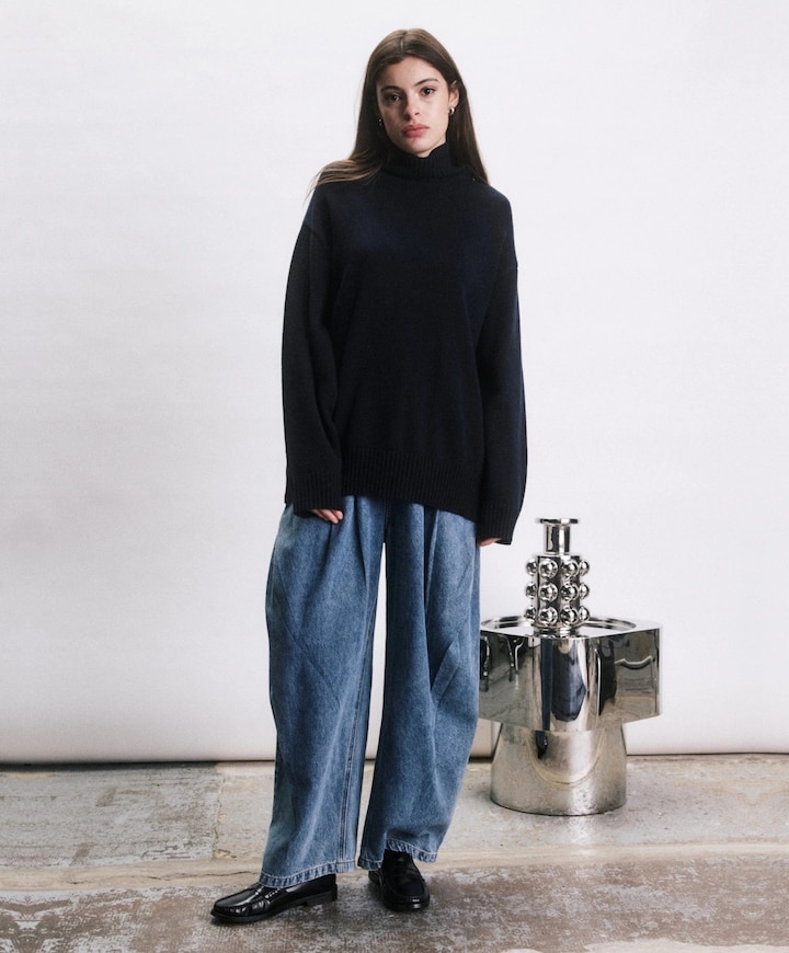 Dames trui blauw