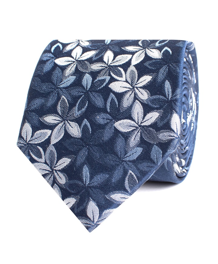 Heren stropdas blauw