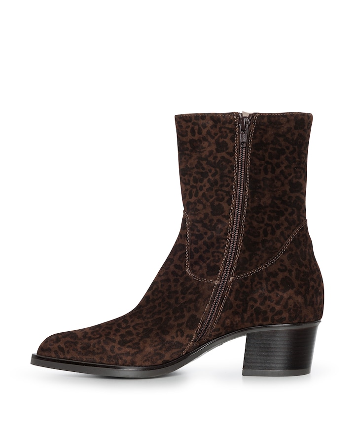 dames enkellaarzen bruin