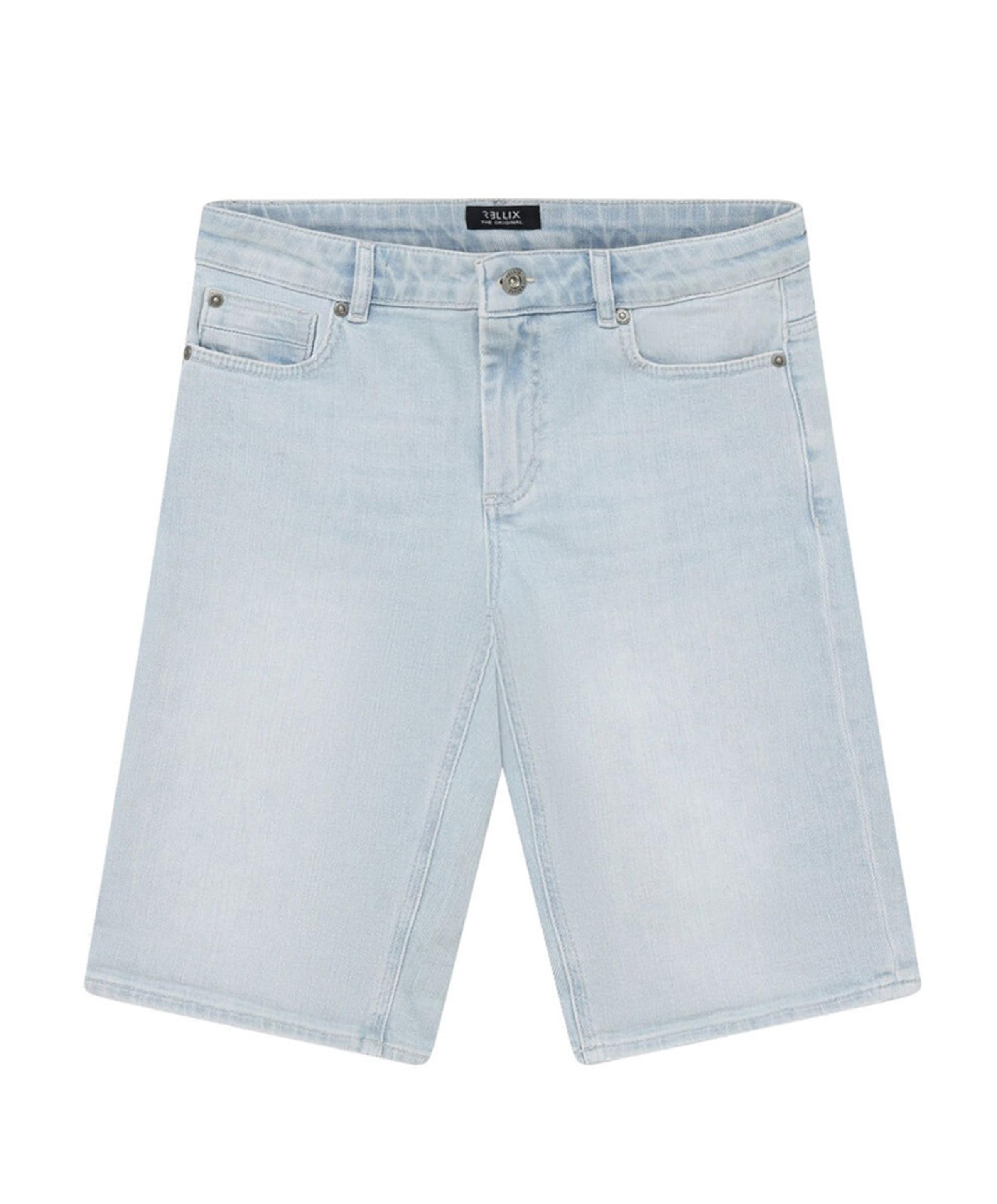 Straight jongens korte broek blauw