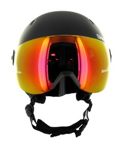 Skihelm zwart