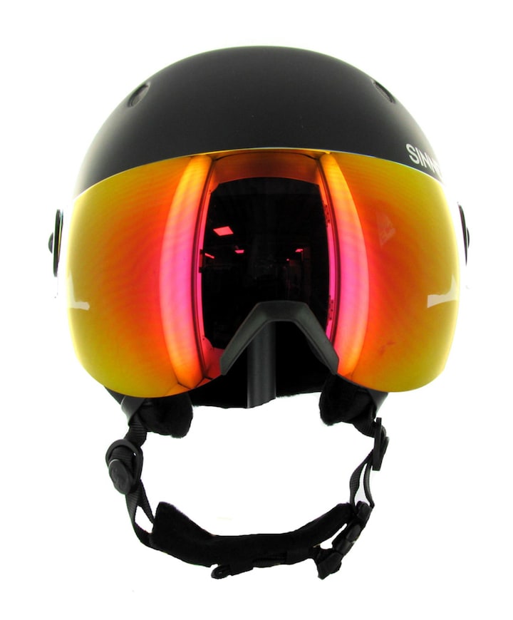 Skihelm zwart