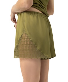 Dames pyjamashort groen