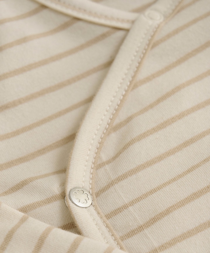 Uniseks longsleeve ecru