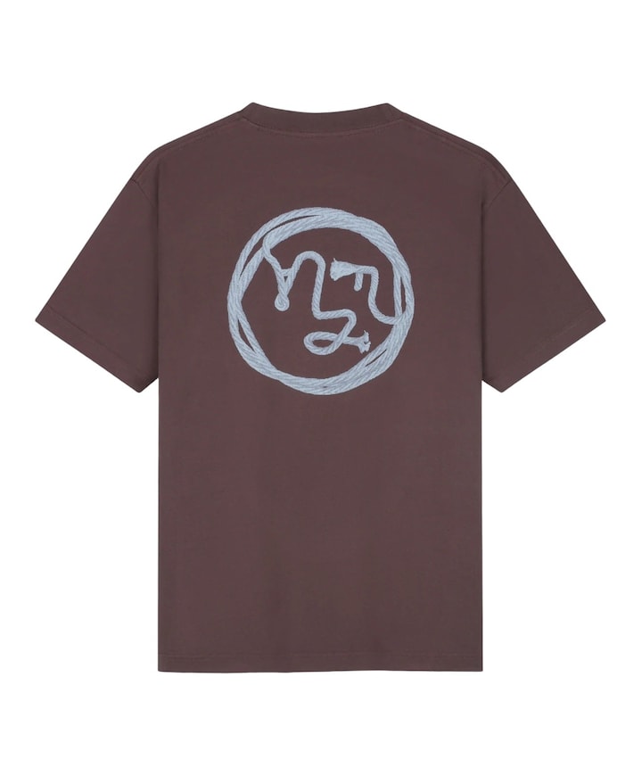 Heren T-shirt bruin
