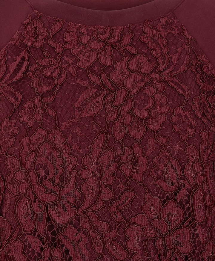 Dames sweater bordeaux