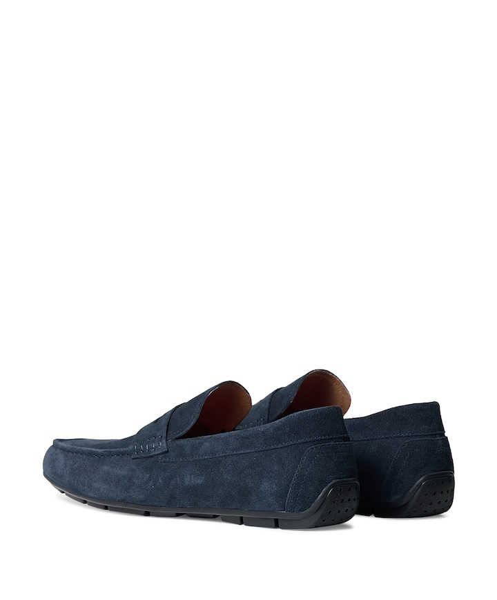 Zadok  heren moccasins blauw