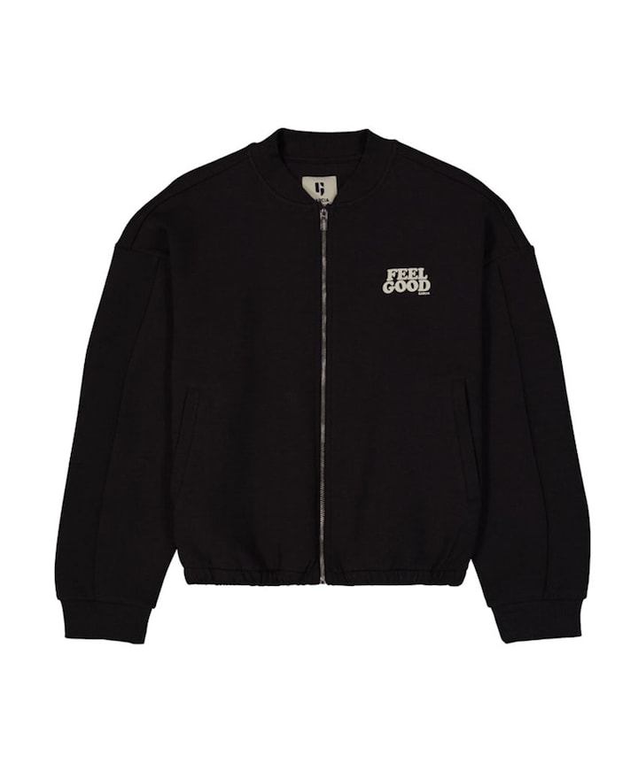 Meisjes vest grijs