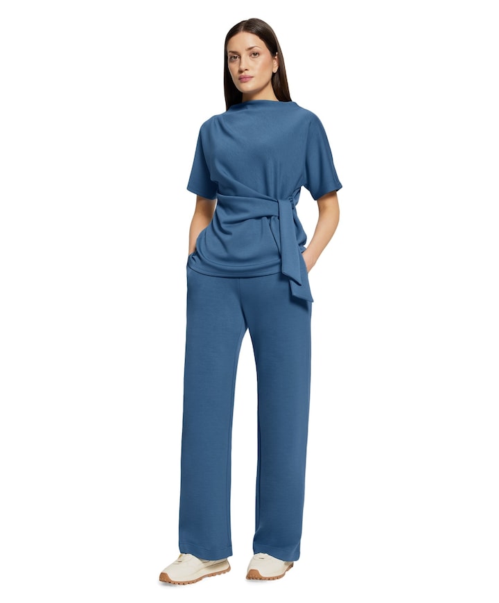 dames broek blauw