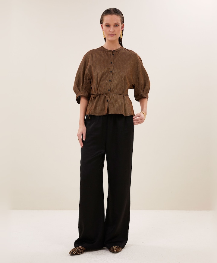 Dames blouse goud