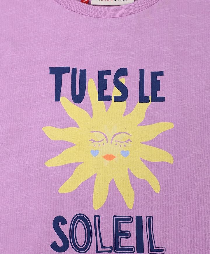 Meisjes T-shirt paars