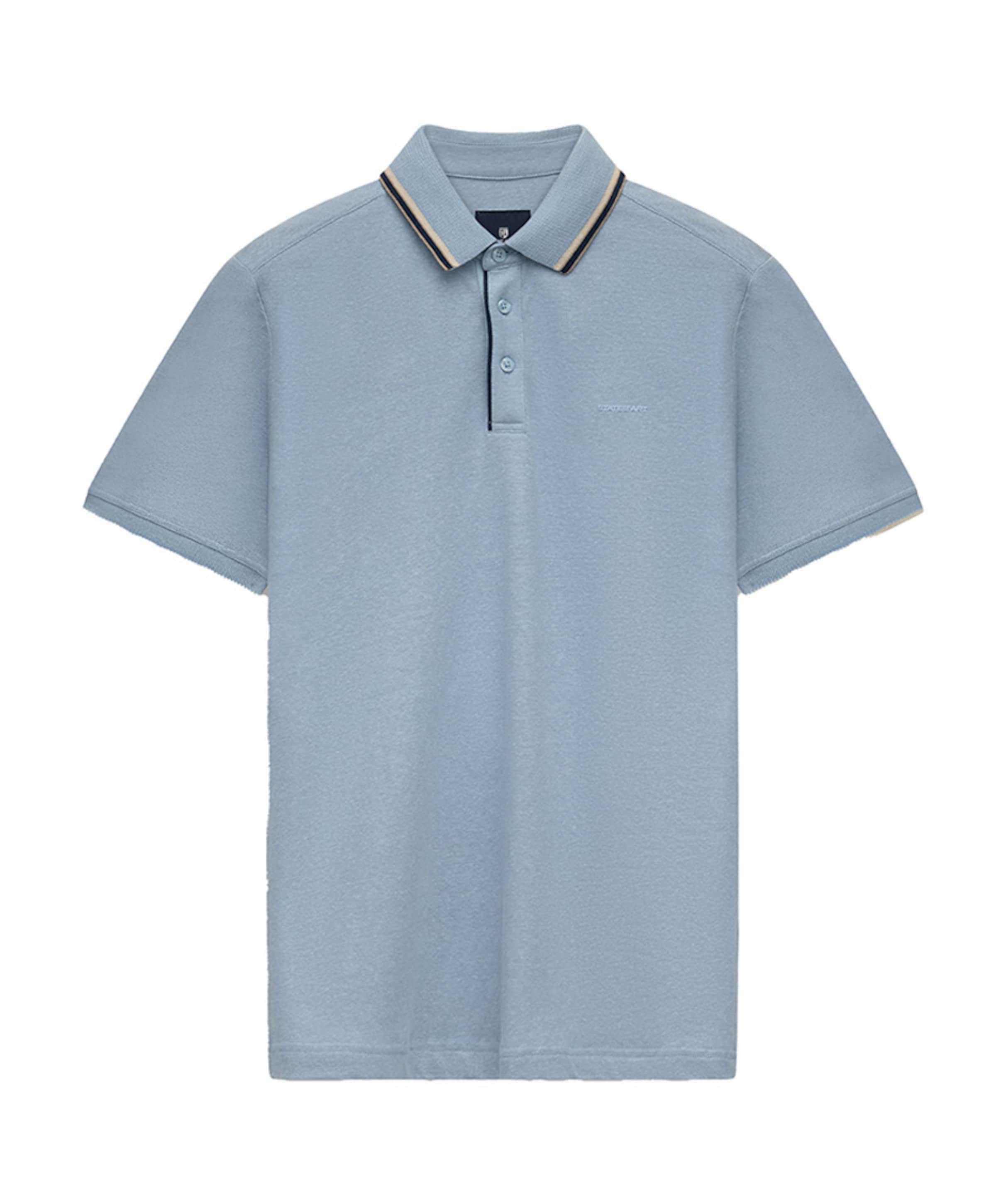 Heren polo blauw
