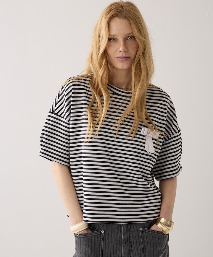 Dames T-shirt zwart