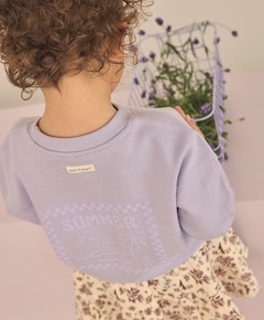 Meisjes sweater paars