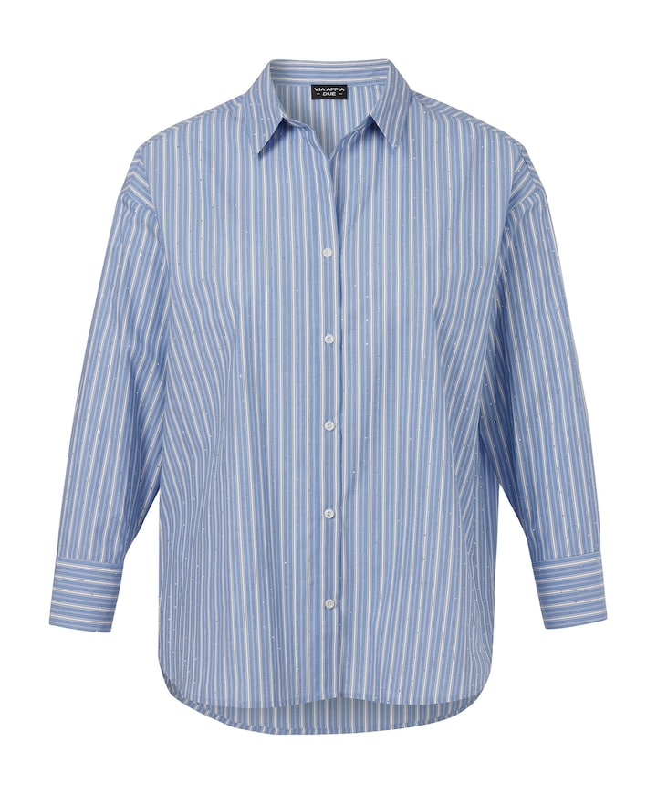 Dames blouse blauw