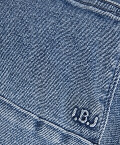 2681 Straight Fit Damage jeans blauw