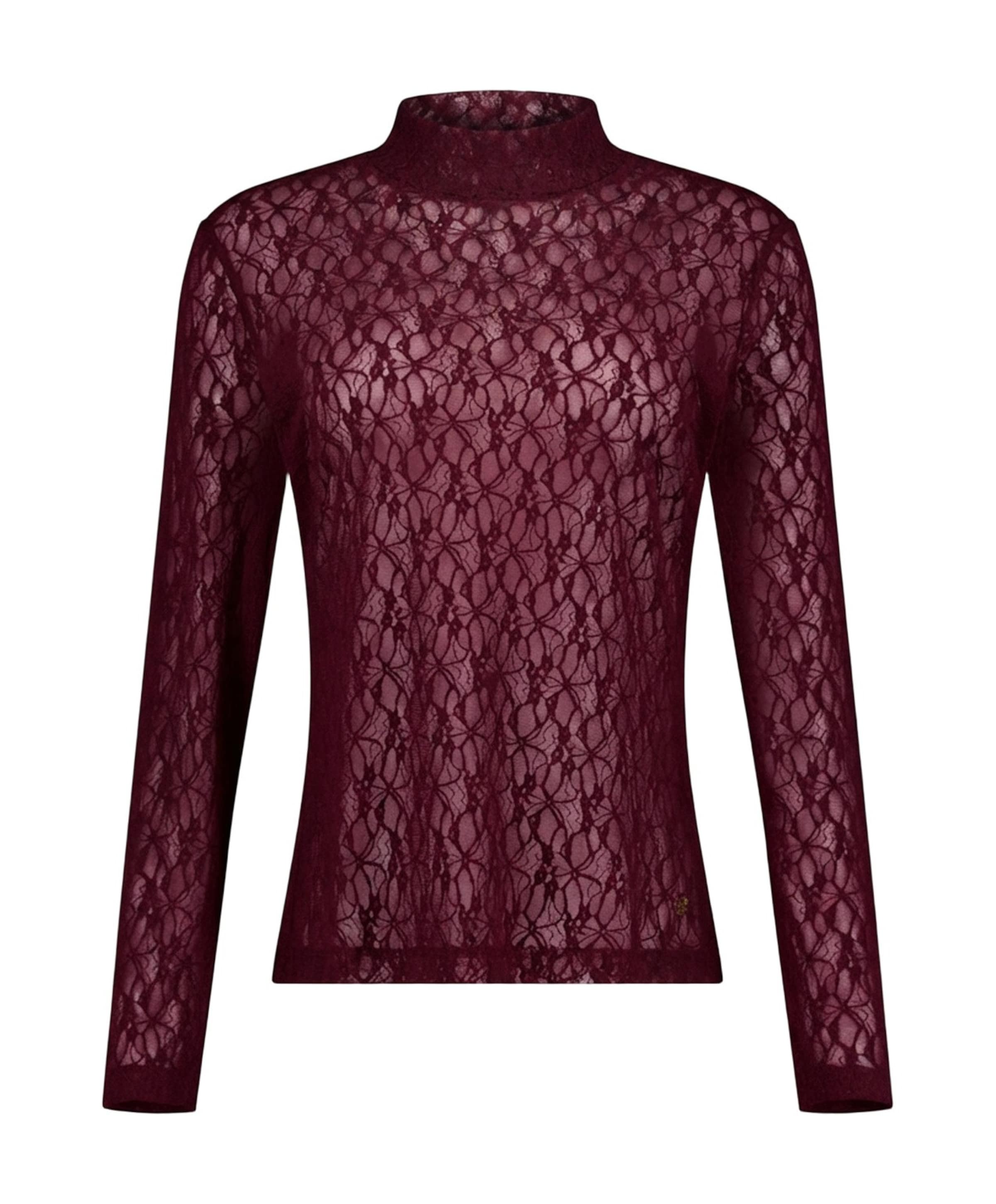 Dames longsleeve bordeaux