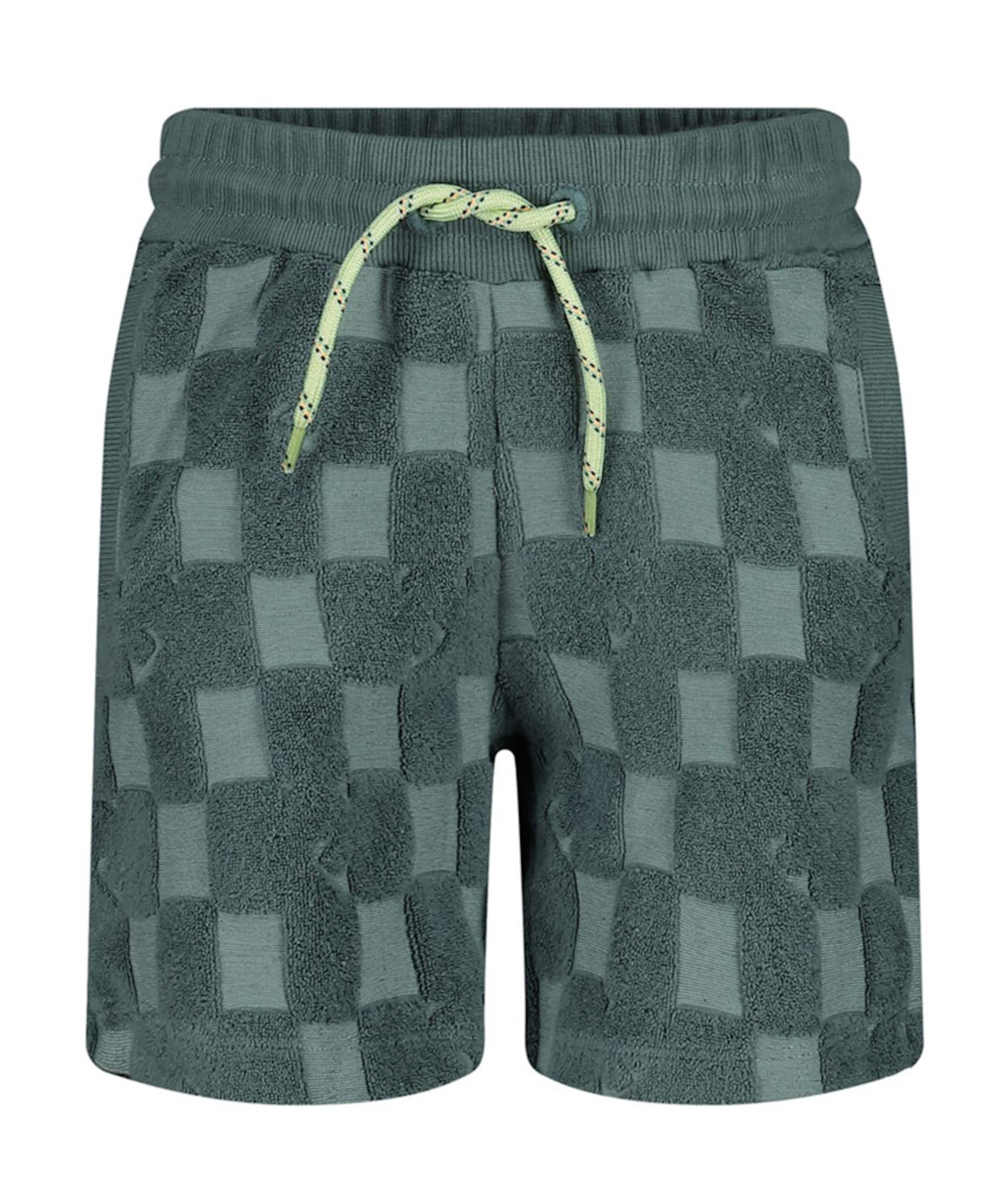 Short ruit badstof jongens korte broek blauw