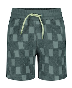 Short ruit badstof jongens korte broek blauw