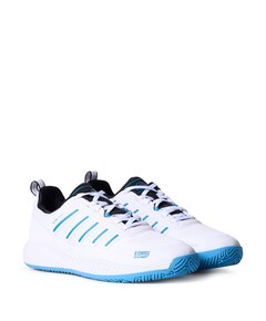 KS TFW ULTRA COURT PADEL-WHITE/BLACK/BLUE MOON tennisschoenen wit