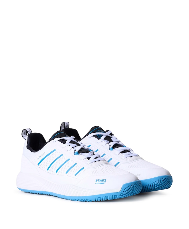 KS TFW ULTRA COURT PADEL-WHITE/BLACK/BLUE MOON tennisschoenen wit