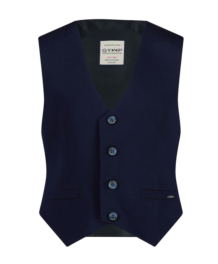 Jongens gilet blauw