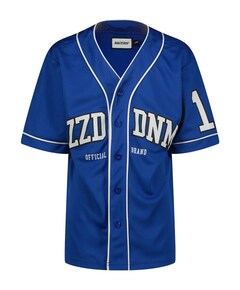 Jongens overhemd korte mouw blauw