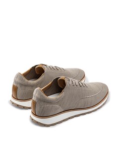 Mason knit heren sneakers beige