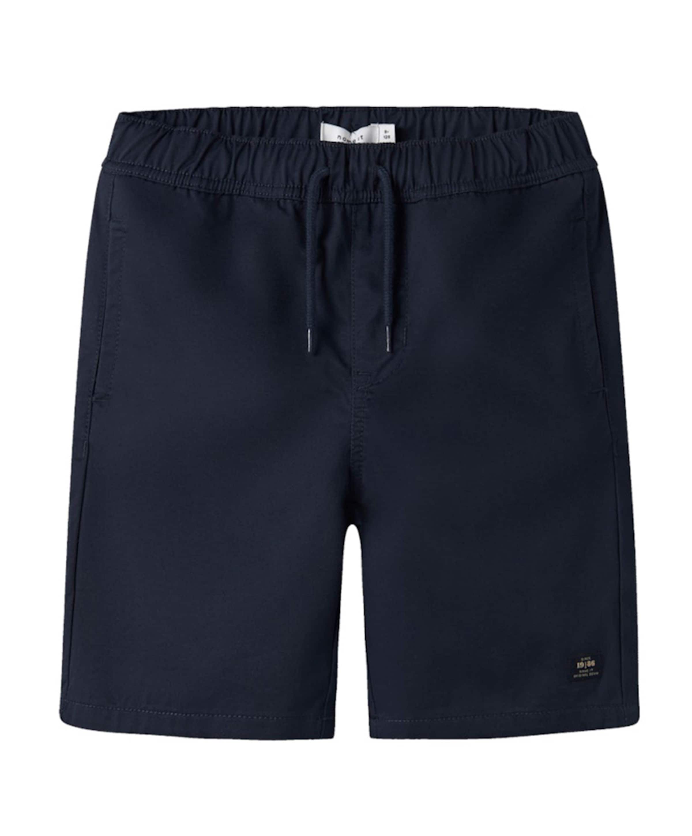 NKMRYAN JOG L TWILL 7001-TF jongens korte broek blauw