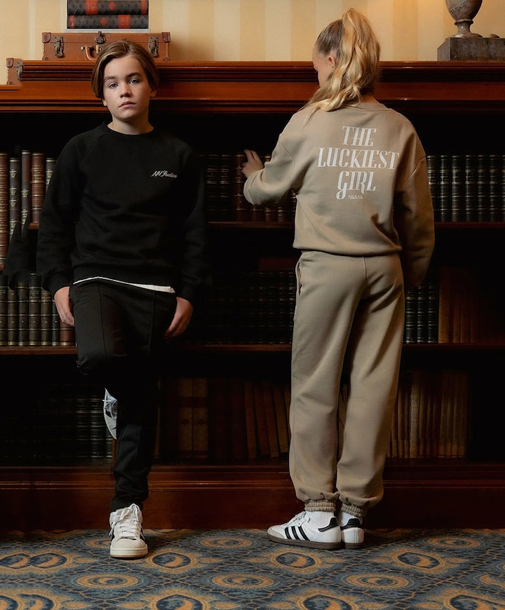 Meisjes sweater beige