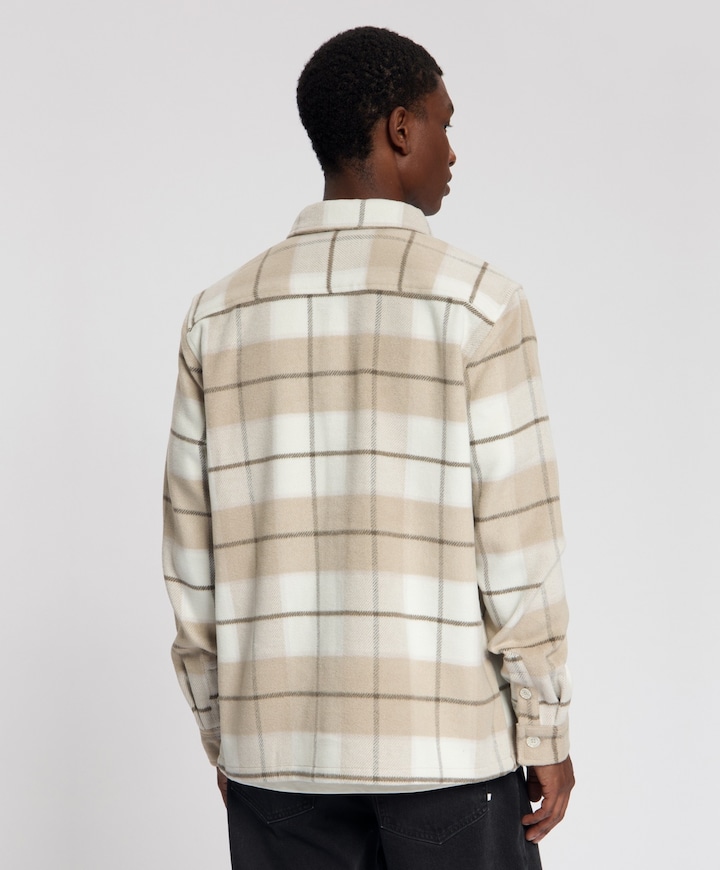 Heren overshirt bruin