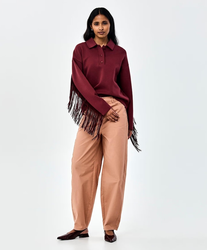 Dames trui bordeaux