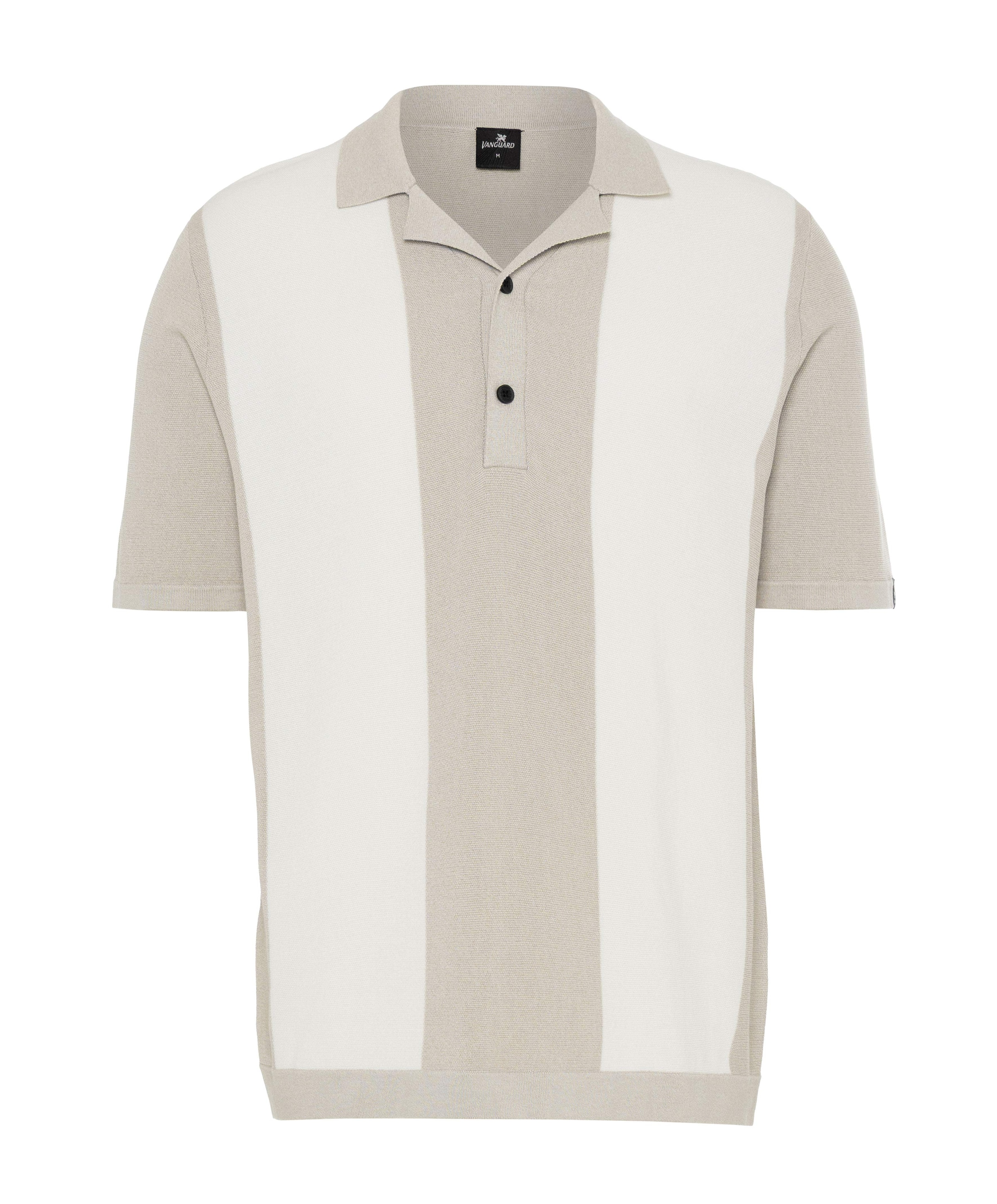 Heren polo beige