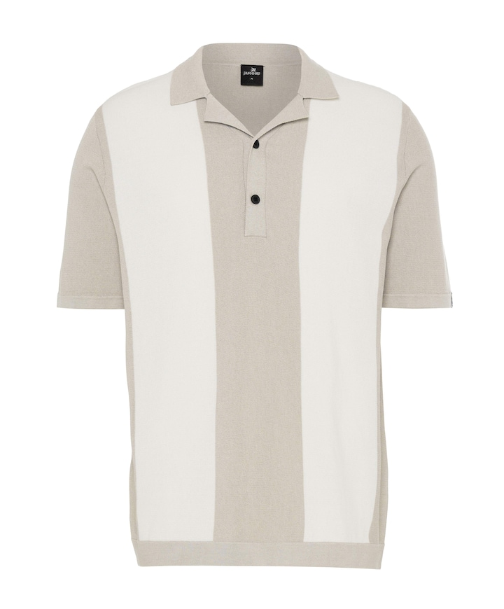Heren polo beige