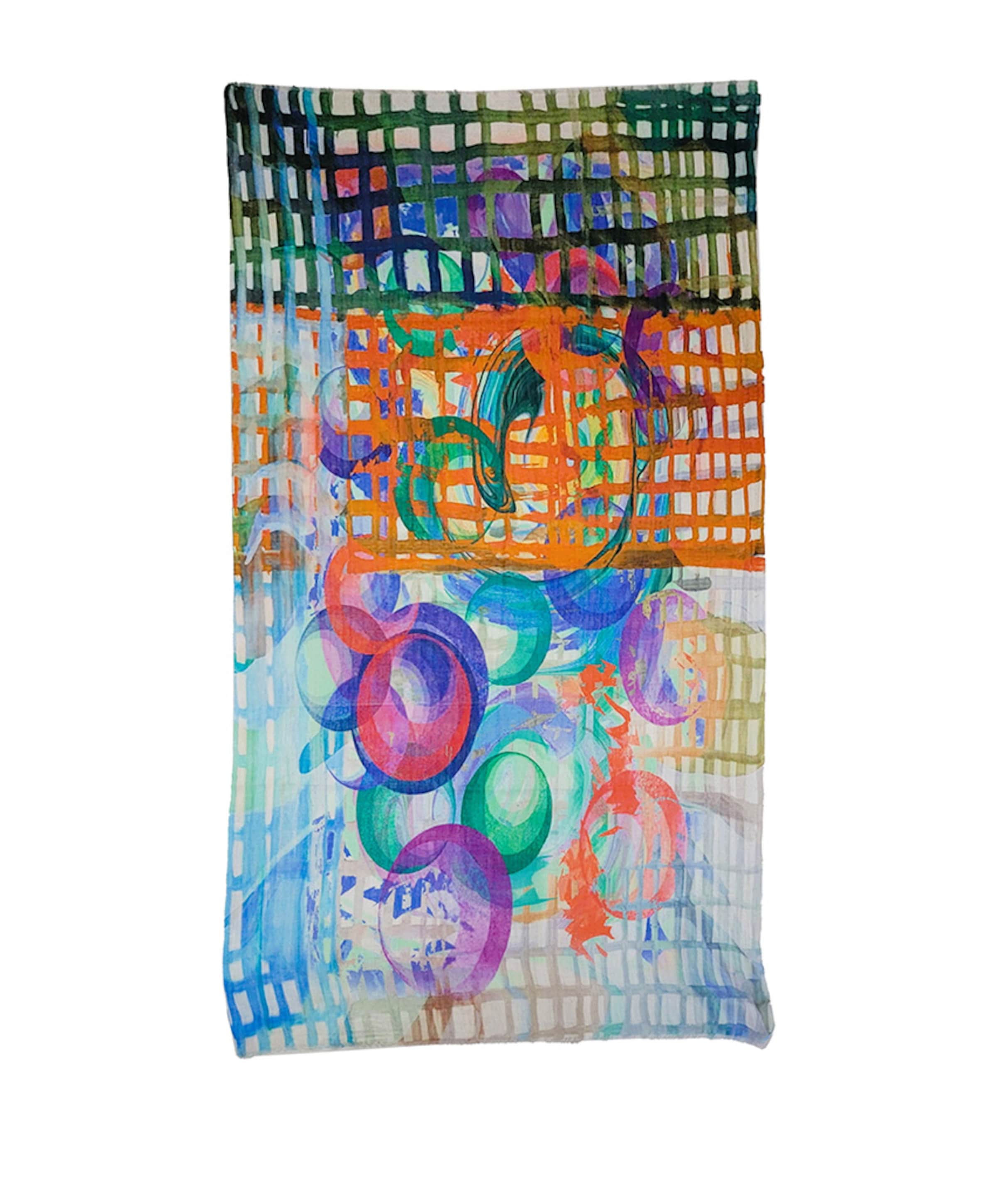 Dames sjaal multicolor