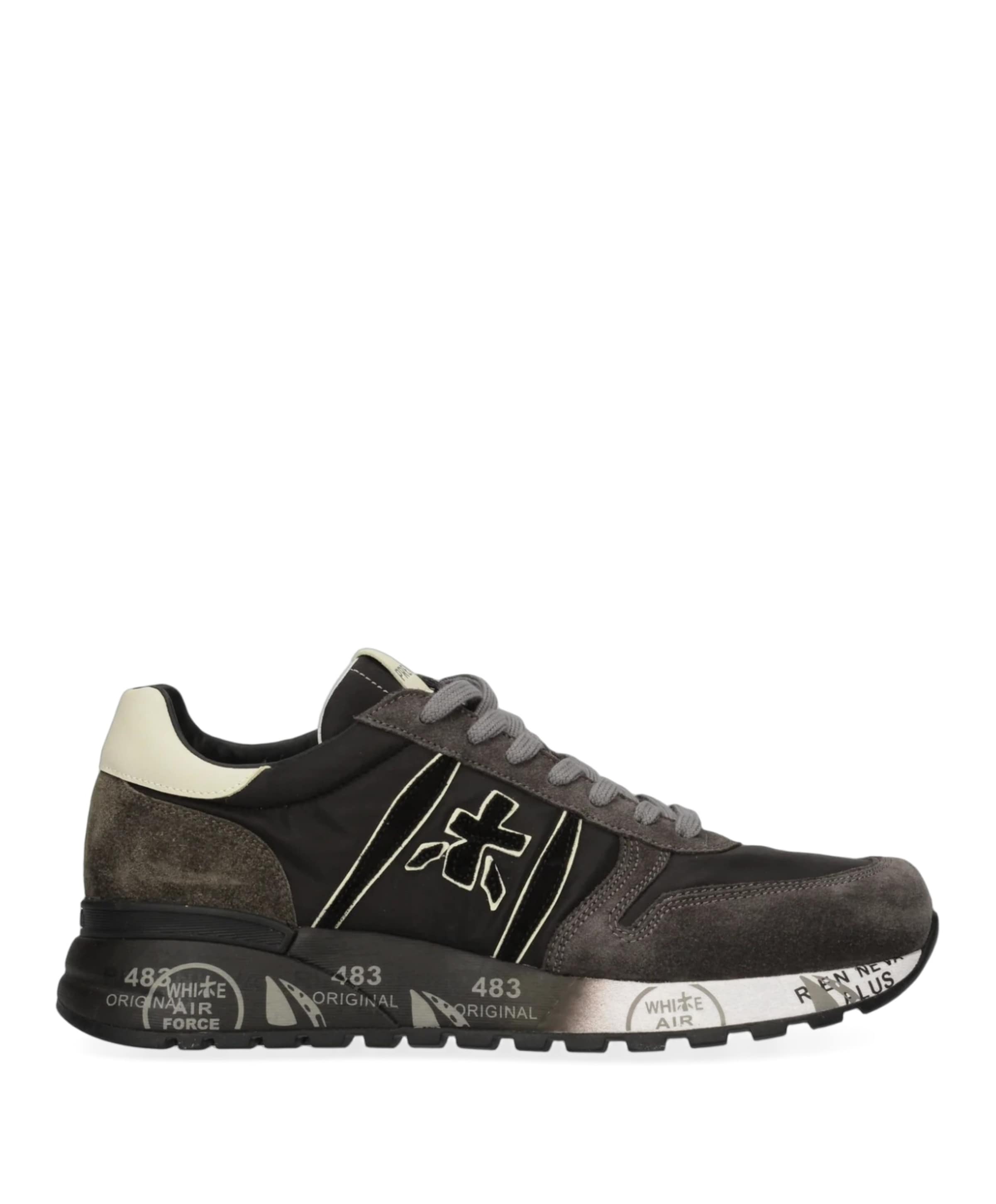 Lander heren sneakers grijs