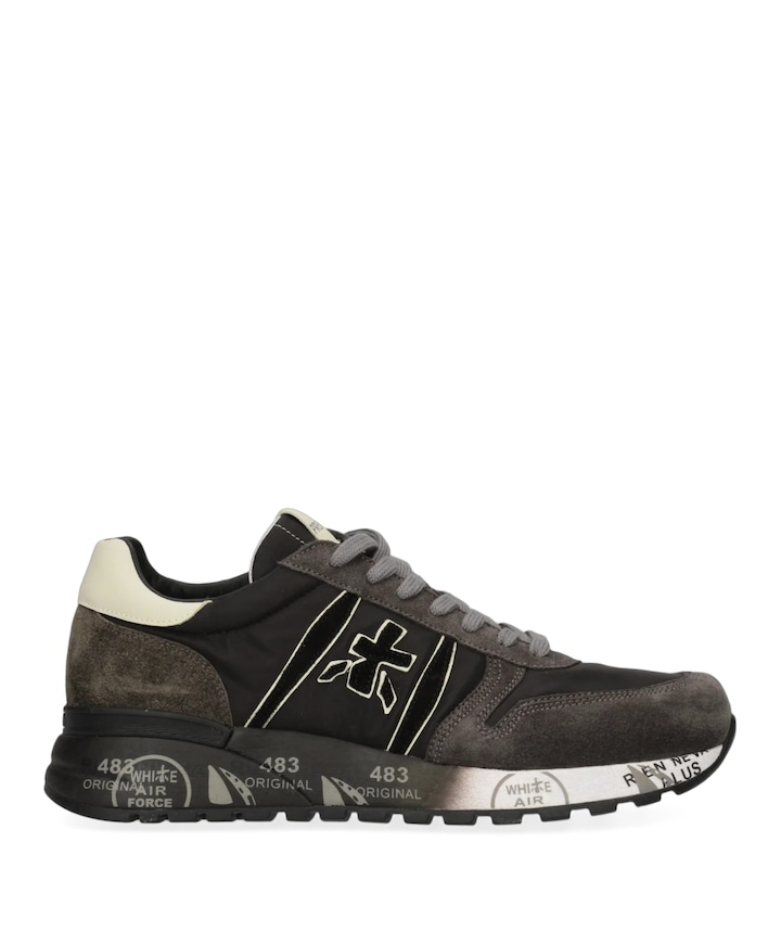 Lander heren sneakers grijs